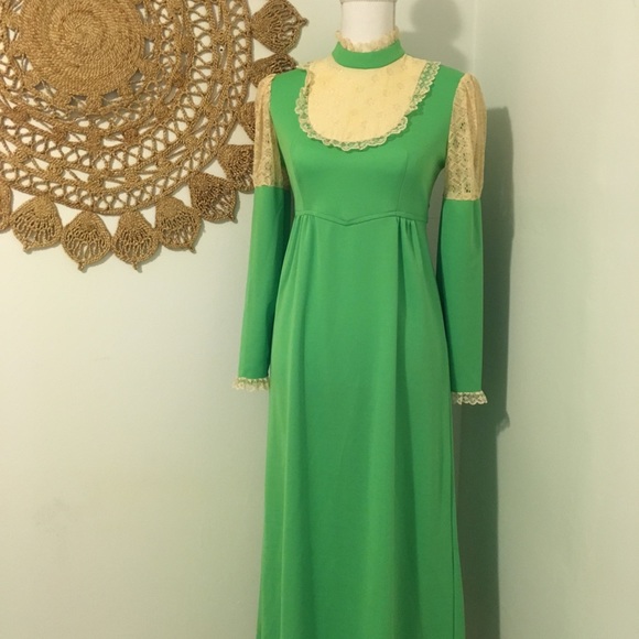 lime green lace dress